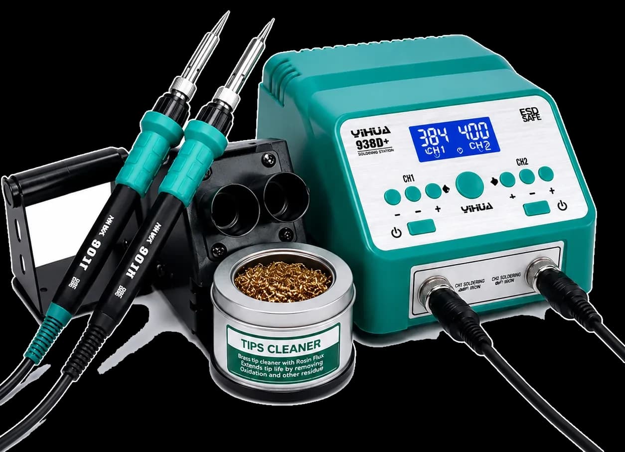 Yihua Dual Soldering Iron Station 938D+